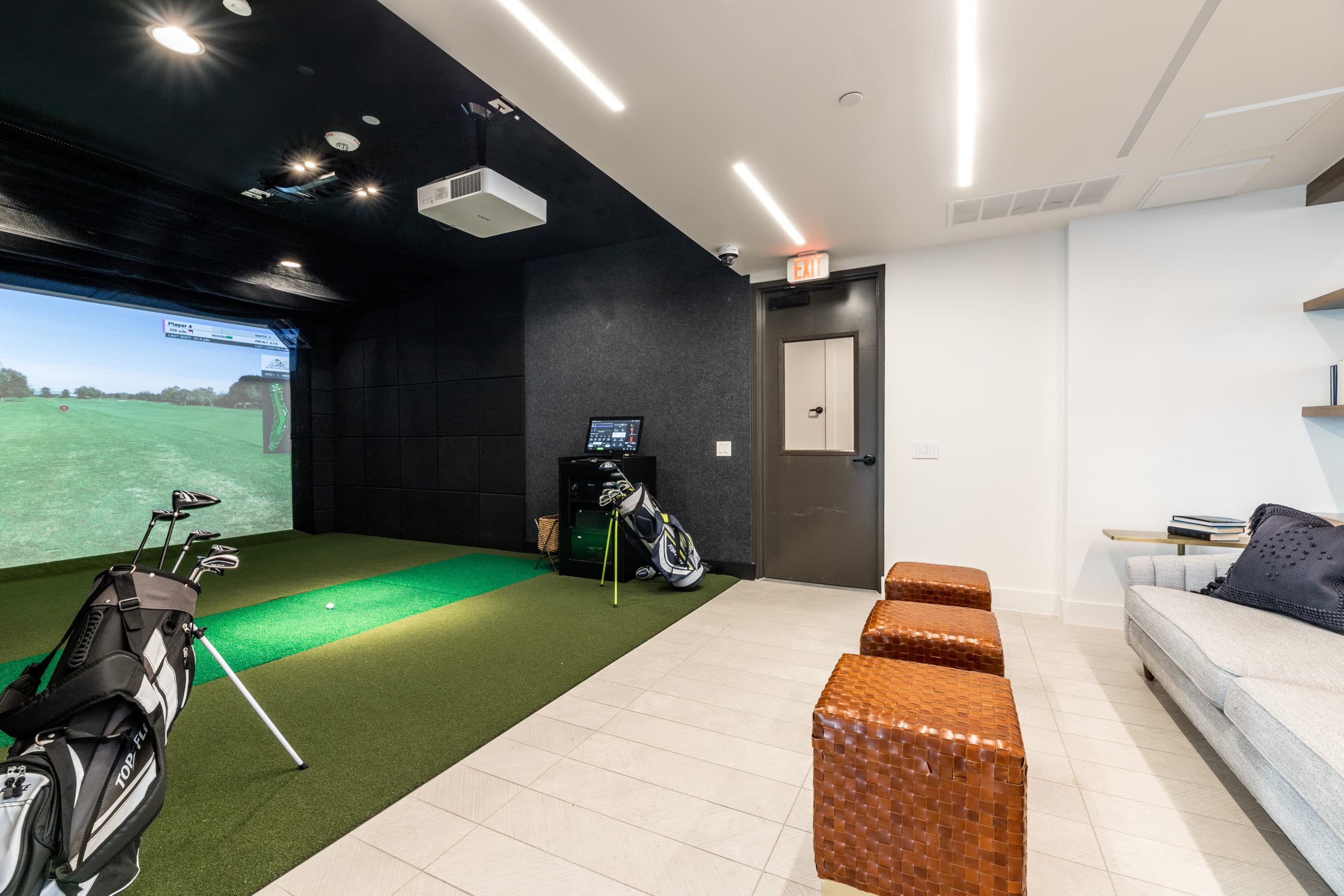 Trinity At Left Bank Golf Simulator